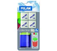 Blister sacapuntas Collection School + 4 Gomas de borrar 430