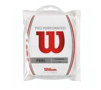 Wilson Pro Overgrip Perforado 12pk Blanco