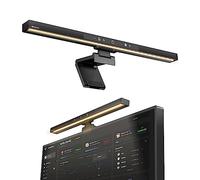 BlitzMax Lampara Monitor, LED, para Ordenador Carga USB, Control Táctil, Función de Memoria, 3 Temperatura del Color y Múltiples Brillos Regulables para Oficina o Casa