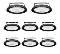 Blivrig UFO LED Focos Interior Techo con Soporte 100W 10000LM 8 Piezas