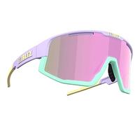 BLIZ FUSION Sonnenbrille 2024 matt pastel purple/yellow logo/brown pink multi