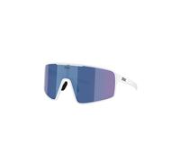 BLIZ Gafas de sol deportivas para hombre Poo1 Shield blanco
