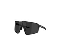 BLIZ Gafas de sol deportivas para hombre Poo1 Shield negro