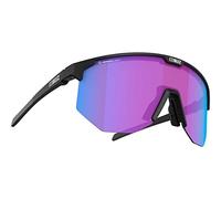 Bliz - Gafas de sol - Hero Matt Black Nano Optics Nordic Light Begonia Violet w Blue Multi - Negro Negro one size