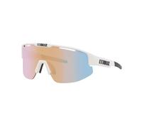 Bliz Matrix - Gafas deportivas (tamaño pequeño), color blanco mate y naranja