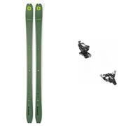Blizzard - Packs esquí de travesía - Pack Zero G 88 2026 de Madera - Verde Verde 164 cm.171 cm