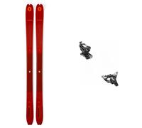 Blizzard - Packs esquí de travesía - Pack Zero G 96 2026 de Madera - Rojo Rojo 164 cm