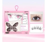 BLJ - Comic Eyes Glue-free False Eyelashes - HD01 #HD01 Rose Cupid - 32 Clusters