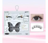BLJ - Comic Eyes Glue-free False Eyelashes - HD03 #HD03 White Moon - 80 Clusters