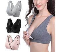 Bllatta Sujetador de Lactancia en Algodón Analérgico Sin aro Premamá y Maternidad Sostén Lingerie