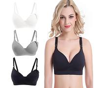 Bllatta Sujetador de Maternidad sin Costura Suave de la Lactancia de Las Mujer para el Embarazo (3Pack)