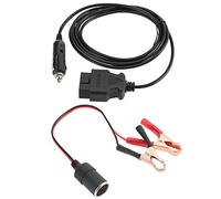 BLLBOO Cable de Alimentación de Emergencia, OBD II Ahorro de Memoria para Automóvil Cable de Alimentación de Emergencia ECU de 12 V para Vehículo,Ahorro de Memoria con Clip para Batería de Auto