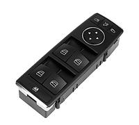 BLLBOO Interruptor de Ventana - Interruptor de Ventana Principal Compatible con Mercedes-Benz W204 2049055402 A2128208310 (Negro)
