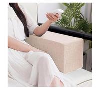 BLLMTEAR Almohadilla De Reposabrazos Almohada For Sofás，Relleno De Espacio De Cama Largo, Brecha Entre La Cabecera Y El Colchón O Tabla De Pies, Cojín De Colchón(Color:Beige,Size:20x25x40cm)