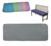 BLLMTEAR Funda de Cojín for Banco,Fundas de Asiento de Repuesto de Lino for Interiores y Exteriores Silla de jardín Comedor,Tamaño Personalizado,Antideslizante,Lavable(Dark Gray,120x30x5cm)
