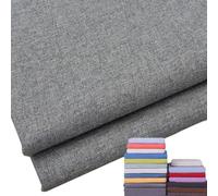 BLLMTEAR Fundas de Cojines for Asientos de Silla de Jardín, Tela de Lino Funda de Reemplazo con Cremallera, Antideslizante, for Cojín Cuadrado de Cocina Comedor Sofá(Dark Gray,170x45x5cm)