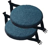 BLLMTEAR Pack 1 2 4 Cojines Antiescaras cm con Lazos, Cojín Almohadillas for Silla de Interio Antideslizantes y Lavables for Comedor, Oficina y Jardín(3,2pcs:45cm/18in)