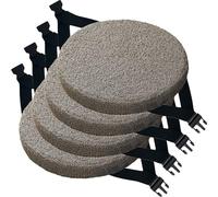 BLLMTEAR Pack 1 2 4 Cojines Antiescaras cm con Lazos, Cojín Almohadillas for Silla de Interio Antideslizantes y Lavables for Comedor, Oficina y Jardín(5,4pcs:30cm/12in)