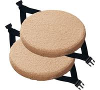 BLLMTEAR Pack 1 2 4 Cojines Antiescaras cm con Lazos, Cojín Almohadillas for Silla de Interio Antideslizantes y Lavables for Comedor, Oficina y Jardín(4,2pcs:30cm/12in)