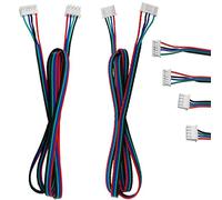 BLLNDX Cable de motor paso a paso 2PCS XH2.54-4P a PH2.0-6P 2m Cable de color Cable de motor paso a paso para NEMA 17 Motor de impresora 3D Motor