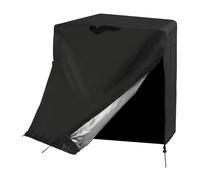 blloocod Funda Protectora para Congelador Vertical Exterior, Impermeable, 20x20x21 Pulgadas, para Mini Refrigerador Compacto de 1-2 pies cúbicos, Color Negro