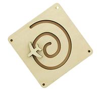 blloocod Montessori Busy Board Aircraft Slide DIY Accessories - 10cm x 10cm (3.9" x 3.9") Wooden Sensory Toy for Preschool Fine Motor Skills