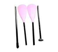 blloocod Pala de Remo Desmontable para Kayak y Paddle Surf - Remo Ajustable de Aluminio y Plástico para Barcas Hinchables- Rosa