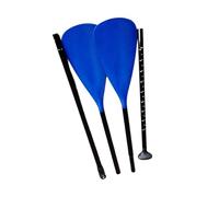blloocod Pala de Remo Desmontable para Kayak y Paddle Surf - Remo Ajustable de Aluminio y Plástico para Barcas Hinchables- Azul Oscuro