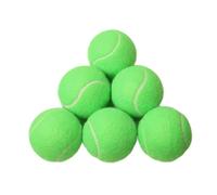 blloocod Pelotas de Tenis de 6 uds, Pelotas Elásticas Resistentes al Desgaste para Entrenamiento y Actividades al Aire Libre- Verde