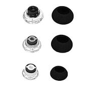 BLLQ - Almohadillas de Repuesto para Auriculares de Silicona, Funda de Espuma Plantronics Voyager, 3 Pares, S/M/L Eartip y Kit de Espuma