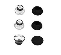 BLLQ Kit de almohadillas de repuesto de tamaño pequeño con funda de espuma compatible con Voyager Legend, 3 almohadillas y 3 fundas de espuma (accesorio para Legend tamaño S)