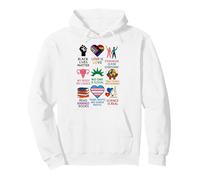 BLM Human Rights Feminism Trans Science Books LGBTQ Kindness Sudadera con Capucha