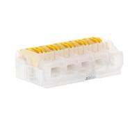 BLM, Terminal de palanca serie 475, Bolsa de 10 terminales de 5 vías, para cables de 0,2 a 4 mm², Voltaje 450 V, 32 A, Longitud de pelado 11-12 mm, Instalación fácil y segura