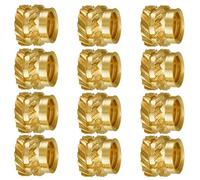 Blmirror 100 Piezas M3 Hilo Moleteado LatóN Roscado Juego de Inserto Resistente al Tuerca de InsercióN, M3X5X4, para Impresora 3D 2,4 Etc.