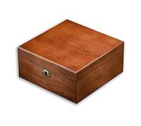 Blmirror Caja de Reloj de Madera de Lujo Caja de Soporte de Reloj para Relojes Top Organizador de JoyeríA Caja Rejillas Organizador de Reloj Cuadrado