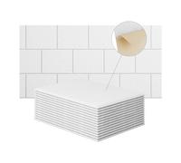 Blmirror Paquete de 15 Paneles de Pared Acústicos de 12x8x4 Pulgadas, Panel Absorbente de Sonido Autoadhesivo, para Estudios de Grabación