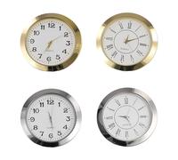 Blmirror Reloj de Cuarzo de 55 mm Reloj Retro con Números Romanos y Árabes Accesorios de Reloj Simple Reloj Artesanal con Incrustaciones
