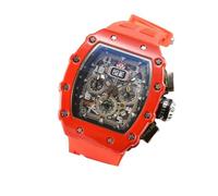 Blmirror Reloj de Lujo para Hombre de Estilo Mecánico, Resistente Al Agua, con 6 Agujas, Segundo Reloj, Reloj de Cuarzo con Forma de Barril de Vino 6