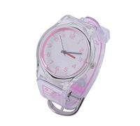 Blmirror Reloj para NiñOs Jelly Color Fresh Student Transparente Harajuku Style Personalidad Digital Cuarzo