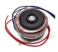 Blmirror Transformador Toroidal de Cobre de 15 V Doble Fuente de AlimentacióN Transformador de Bucle de Fuente de AlimentacióN Doble para Amplificador de Potencia