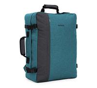 Blnbag M3: Mochila tamaño Cabina, Mochila para Equipaje de Mano easyJet, Mochila de Viaje con Compartimento para portátil de 17 Pulgadas, práctico Embalaje como Maleta, 35 litros, Aquagreen