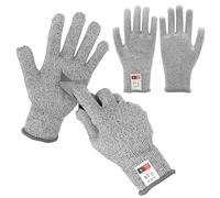 BLNC Guantes resistentes a cortes, guantes de protección para niños niñas jardín de infancia trabajos manuales al aire libre