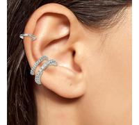 BLNC, Set de 3 pares de pendientes tipo ear cuff para mujer, ajustables, falsos piercings, clip de cartílago helicoidal, sin perforación