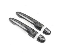 BLNETU Accesorios De Coche ABS Textura Fibra Carbono Cubierta De Manija Puerta Exterior Embellecedor Para Renault Para Megane 3 MK3 III 2008-2016(1)