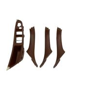 BLNETU Accesorios De Cubierta De Panel De Manija De Puerta Interior Lateral Para 5 Series F10 F11 F18 520 523 525 528 530 LHD Driver (WINE RED-4PCS)
