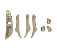 BLNETU Accesorios De Cubierta De Panel De Manija De Puerta Interior Lateral Para 5 Series F10 F11 F18 520 523 525 528 530 LHD Driver (OYSTERS-7PCS)