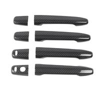 BLNETU Cubierta Manija Puerta Exterior Coche Con Orificios Sin Llave Para Mitsubishi Para Lancer Para Evolution X Para Outlander ASX 2007-2018 4 Piezas