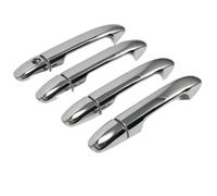 BLNETU Cubierta Negra Brillante Para Manija Puerta Coche Pegatinas Para Mercedes Benz Para Vito W447 Para Metris Para Valente V-Class 2014-2020(Plata)