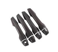 BLNETU Cubiertas Adhesivas Para Manijas De Puerta De Auto Para Mitsubishi Para Outlander 2022-2025 Para Eclipse Cross 2018-2022(Carbon 0 button)