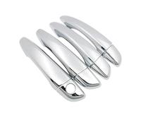 BLNETU Fibra De Carbono Cromada Para Peugeot Para Expert 2017-2022 Cubierta De Manija Puerta Coche Pegatina Reemplazo De Tapa De Llave(Plata,4 door)